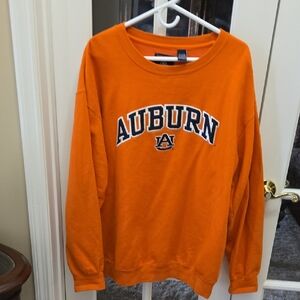 Three Square By Royce Apparel AUBURN Orange Blue Sweatshirt embroidered XXL EUC